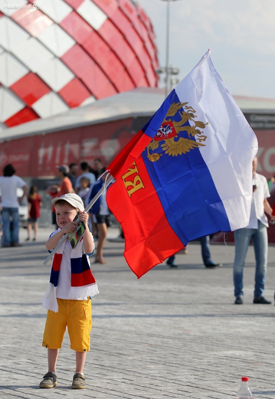  Красочный перформанс, гол Янко через себя и другие фото с матча Россия — Австрия